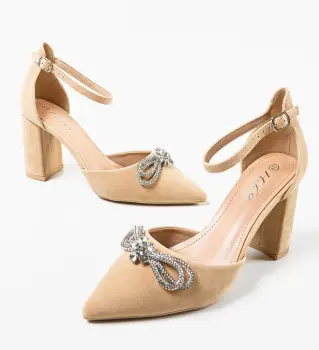 Pantofi dama Brock Bej imagine