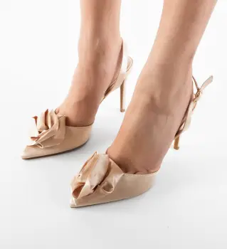 Pantofi dama Bronte Bej imagine