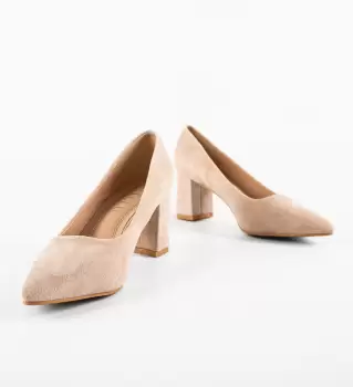 Pantofi dama Brook Bej imagine