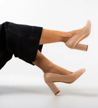 Pantofi dama Buxton Bej imagine