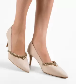 Pantofi dama Caiden Bej imagine