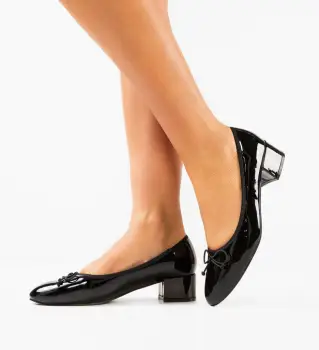 Pantofi dama Canberra Negri imagine