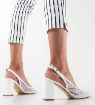 Pantofi dama Caresy Albi imagine