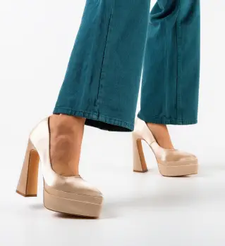 Pantofi dama Carweb Bej imagine