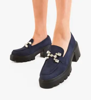 Pantofi dama casual Khursh Bleumarin imagine