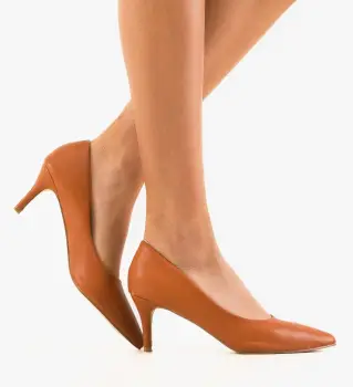 Pantofi dama Cheloo Camel imagine