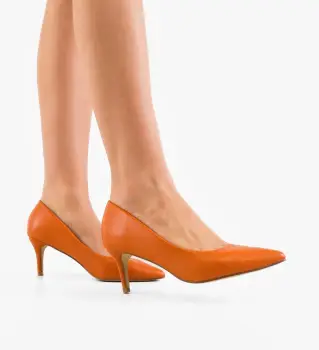 Pantofi dama Cheloo Portocalii 2 imagine