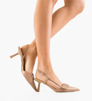 Pantofi dama Chuks Nude imagine