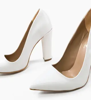 Pantofi dama Clash Albi 3 imagine