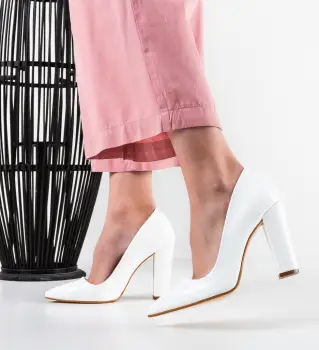 Pantofi dama Clash Albi imagine