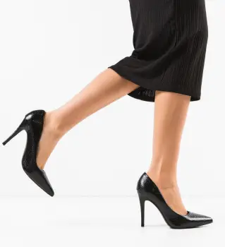 Pantofi dama Cline Negri imagine