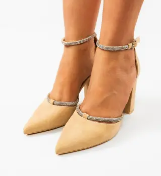 Pantofi dama Cnaeus Bej imagine