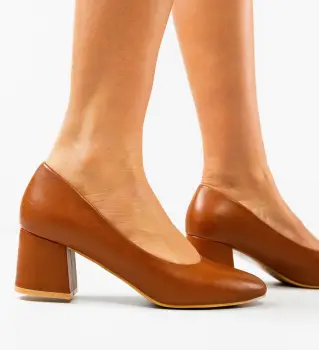 Pantofi dama Cobb Camel imagine