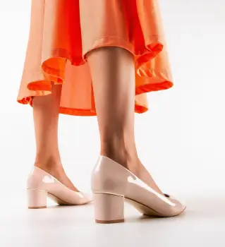 Pantofi dama Coles Bej imagine