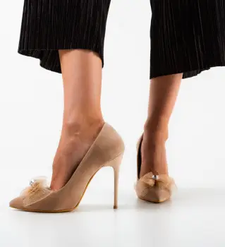 Pantofi dama Costyne Bej imagine