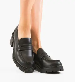 Pantofi dama cu toc Russe Negri 2 imagine