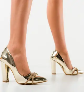 Pantofi dama Damaj Aurii imagine