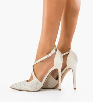 Pantofi dama Dawa Albi imagine