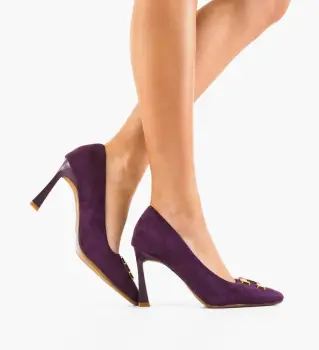 Pantofi dama Debora Mov imagine