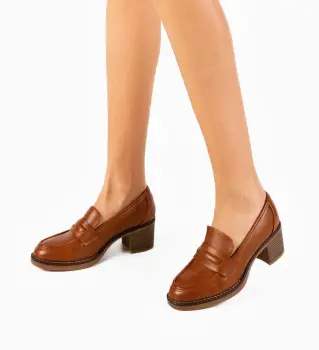 Pantofi dama Dechen Camel imagine