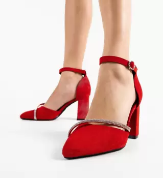 Pantofi dama Dem Rosii imagine