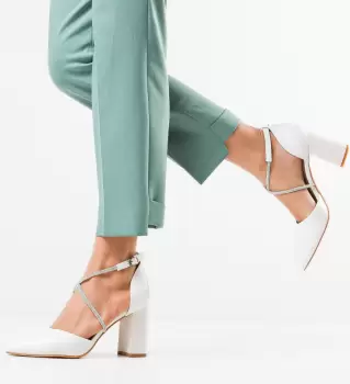 Pantofi dama Doitei Albi imagine