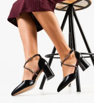 Pantofi dama Dorol Negri imagine