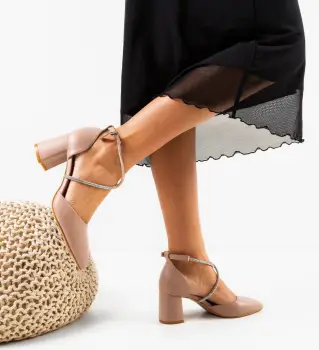 Pantofi dama Dorol Nude imagine