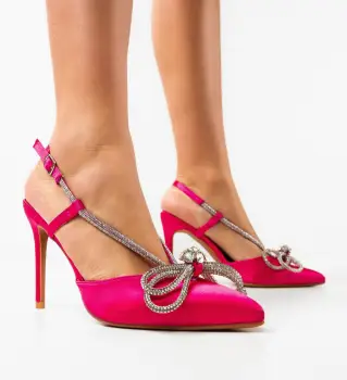 Pantofi dama Duygu Fuchsia imagine