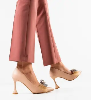 Pantofi dama Dydyan Bej imagine