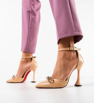 Pantofi dama Dyfuser Bej imagine
