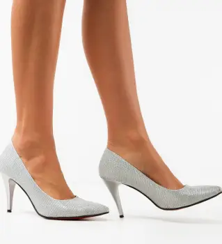 Pantofi dama Dytor Argintii imagine