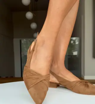 Pantofi dama Eghene Bej imagine