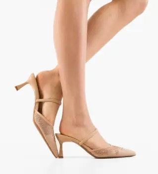 Pantofi dama Ellena Bej imagine