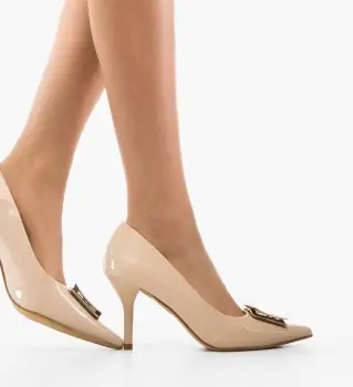 Pantofi dama Elmar Bej imagine