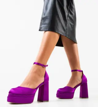 Pantofi dama Emily Mov imagine