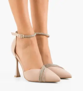 Pantofi dama Emix Bej imagine