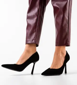 Pantofi dama Emmett Negri imagine