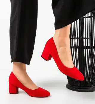 Pantofi dama Emrys Rosii imagine