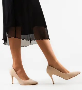 Pantofi dama Erife Bej imagine