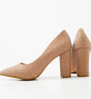 Pantofi dama Ethan Aurii imagine