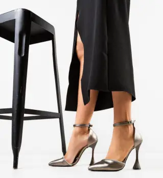 Pantofi dama Farmeco Gri imagine