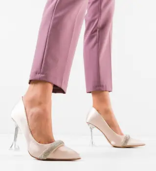 Pantofi dama Farrah Bej imagine