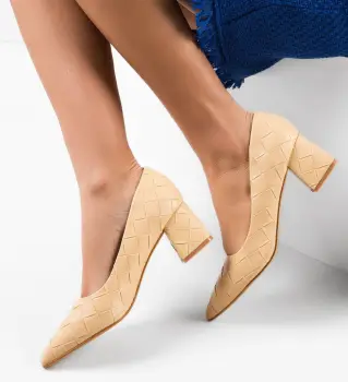 Pantofi dama Farrell Bej imagine