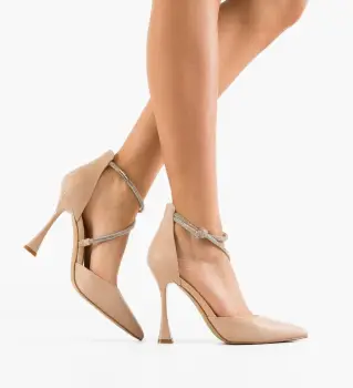 Pantofi dama Fatima Bej imagine