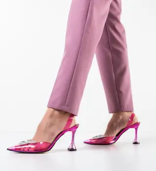 Pantofi dama Fazan Fuchsia imagine