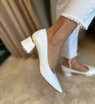 Pantofi dama Fedlimi Albi imagine