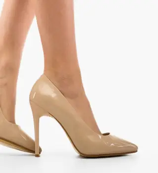 Pantofi dama Fegefa Nude 3 imagine