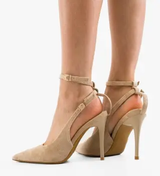 Pantofi dama Fermin Khaki imagine