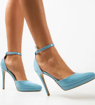 Pantofi dama Fernanda Albastri imagine